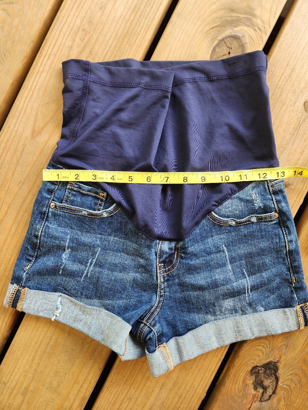 Pink Blush Maternity Denim Shorts
